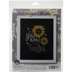 Design Works Counted Cross Stitch Kit 8"X10"-You Are My Sunshine