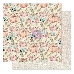 Prima Marketing Inc Hello Pink Autumn Collection 12x12 Sheet - Happy Fall -, 12"x12" With Foil Detail 655350850005 (10 SHEETS)