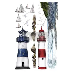 Redesign Decor Transfers Lighthouse 24"x35" 655350644789