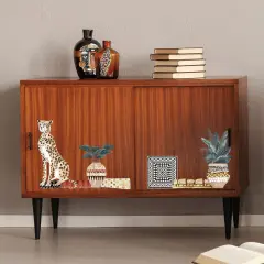 Tribal Essence - Small Transfers 6"x12" 3 sheets Rub on Transfers for Furniture Vintage Rub on Transfers Stickers for Crafts Classic Spring Summer Autumn Decoration Transfers