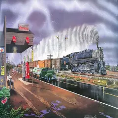 Sunsout A Rainy Night in Georgia 500 pc Jigsaw Puzzle 21366