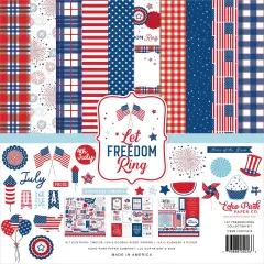 Echo Park Collection Kit 12"X12"-Let Freedom Ring