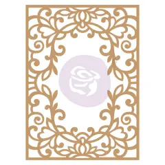 Prima Marketing Inc Chipboard Diecut - Vine Frame - 1 Pc, 6.8 655350647353