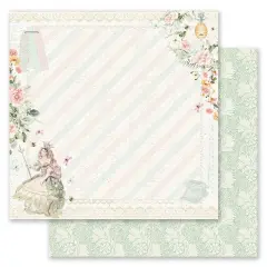 Miel Collection 12x12 Sheet - Dulce Sueno - 12x12 in, w foil details (10 SHEETS)