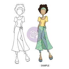 Prima Marketing IncMixed Media Doll Stamp - Taylo 655350910402