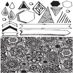 Prima Marketing Inc Cling Stamp - Free Spirit 655350573133