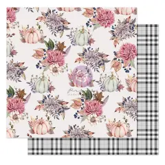 Prima Marketing Inc Hello Pink Autumn Collection 12x12 Sheet - Hello Pink Autumn -, 12"x12" With Foil Detail 655350849979 (10 SHEETS)