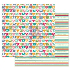 Prima Marketing Inc Julie N Solecito Collection 12x12 Sheet - Papel Picado -, 12"x12" With Foil Detail 655350913427 (10 SHEETS)