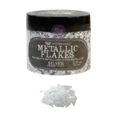 Prima Marketing Inc Art Ingredients - Metal Flakes - Silver - 1 Jar, Total Weight 30G Including Container 655350968823