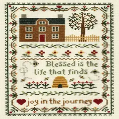 Janlynn Counted Cross Stitch Kit 7.75"X11.25"-Joy In The Journey