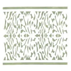 Wallpaper Stripe Wall Stencil | 3265 by Designer Stencils | Pattern Stencils | Reusable Stencils for Painting | Safe & Reusable Template for Wall Decor | Try This Stencil Instead of a Wallpaper | Easy to Use & Clean Art Stencil Pattern