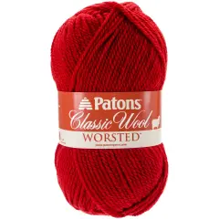 (Pack of 5) Patons Classic Wool Yarn-Bright Red