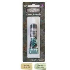 Prima Marketing Inc Art Alchemy-Opal Magic Wax-Green Brocade .68Oz (20Ml) 655350964245