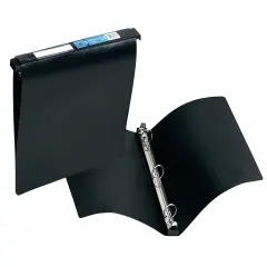 Avery Hanging Storage 3 Ring Binder, 1" Round Rings, 1 Black Binder (14801)