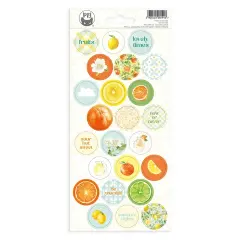 Fresh Lemonade Cardstock Stickers-#03