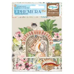 Stamperia Cardstock Ephemera Adhesive Paper Cut Outs-Blue Dream