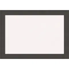 Blaine Narrow Framed Corkboard, White Cork Pewter