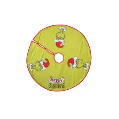 Enesco Enesco The Grinch Hooded Christmas Tree Skirt Green