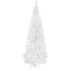 Northlight Slim White Georgian Pine Artificial Christmas Tree- 6.5' - Unlit