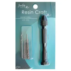 Jewelry Made By Me Resin Craft Hand Drill With Bits 11/Pkg