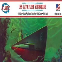 Atlantis Plastic Model Kit-WWII Gato Class Fleet Submarine