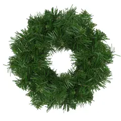 Northlight Deluxe Windsor Pine Artificial Christmas Wreath - 8" - Unlit Green