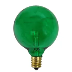 Northlight Incandescent G50 Christmas Replacement Bulbs - Green - Pack of 25