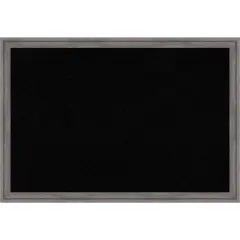 Florence Framed Corkboard, Black Cork Florence Grey