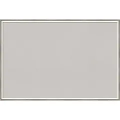 Lucie Wood Framed Corkboard, Grey Cork Lucie Silver White