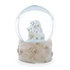 Polar Bears Mini Water Snow Globe