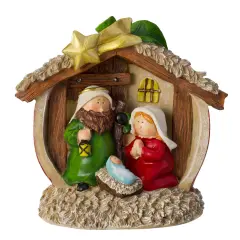 Northlight Children's First Nativity Scene Christmas Decoration - 7.5" Red