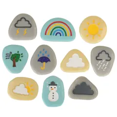 Yellow Door Weather Stones - Set of 10