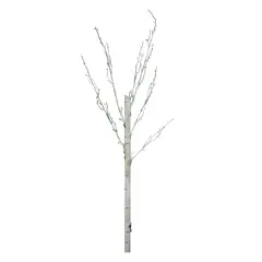 Northlight Distressed Finish Artificial Birch Tree Branch Spray - 44" Gray