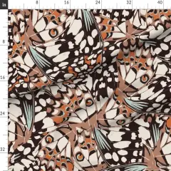 Various Fabrics by the Yard or Fat Quarter Animal Print Modern Abstract Insect Butterflies Whimsical Custom Printed Fabric by Spoonflower