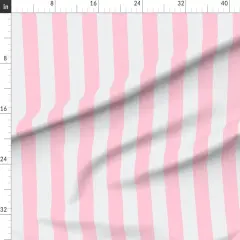 Various Fabrics by the Yard or Fat Quarter Preppy Stripe Coastal Nautical Grandmillennial Feminine Beach Custom Printed Fabric by Spoonflower