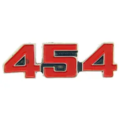 Chevy 454 Pin Red 1"
