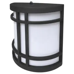 Sunlite 12 Watts LED Rectangle Wall Sconce Fixture CCT Tunable Black Finish 120v Selectable
