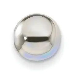 Sterling Silver 7.0mm Round Beads 1.8mm Hole - Pack of 6