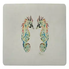 Betsy Drake Betsy's Seahorses 30 Inch By 50 Inch Comfort Floor Mat