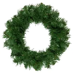 Northlight Deluxe Dorchester Full Pine Artificial Christmas Wreath, 24-Inch, Unlit Green