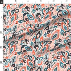 Various Fabrics by the Yard or Fat Quarter Animal Print Abstract Insect Butterflies Wing Custom Printed Fabric by Spoonflower