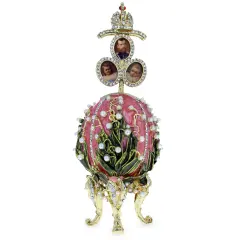 1898 Lilies of the Valley Musical Royal Imperial Easter Egg 6.3 Inches