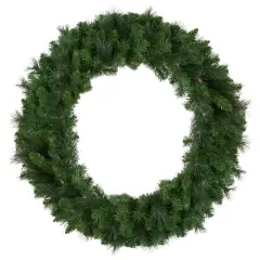 Northlight Beaver Pine Mixed Artificial Christmas Wreath - 36" - Unlit Green