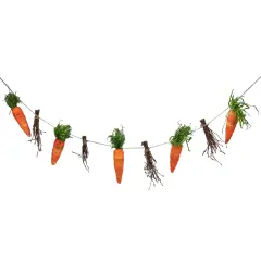 Northlight 3.25' Carrots and Twigs Artificial Easter Garland Orange