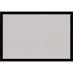 Jet Black Framed Corkboard, Grey Cork