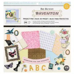 BoBunny Brighton Project Pad 12"X12"-279 Pieces
