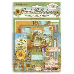 Stamperia Cards Collection-Sunflower Art