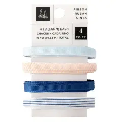 Heidi Swapp Set Sail Ribbon 4/Pkg-4 Yards Each