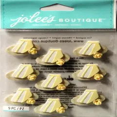Jolee's Boutique Wedding Cake Slices Repeat Dimensional Stickers