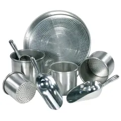 Kaplan Early Learning Company Aluminum Scoops & Sifter Set